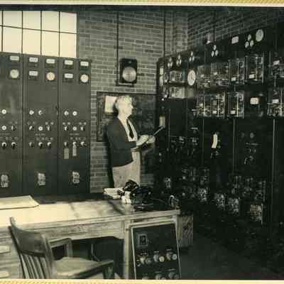 Millville power plant operator, Leonard Fritts ~ ARC734-1j