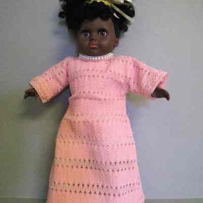 Black plastic doll