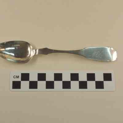 Coin silver teaspoon