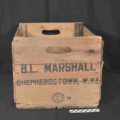 20th century wooden apple box
