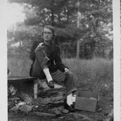 Catherine Pappas - Skyline Drive picnic - June, 1951
