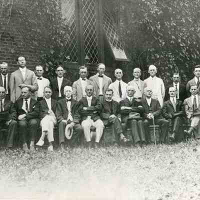 Men's Bible class at Zion Episcopal Church, c. 1922