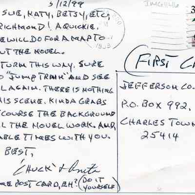 Train near Harper's Ferry Postcard