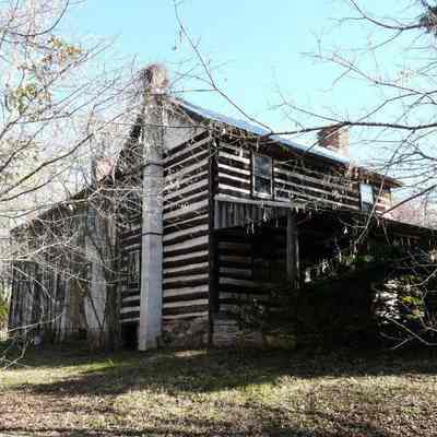 Shannondale Iron Furnace and log cabin: Copyright: E. C. Field; Origformat: Other