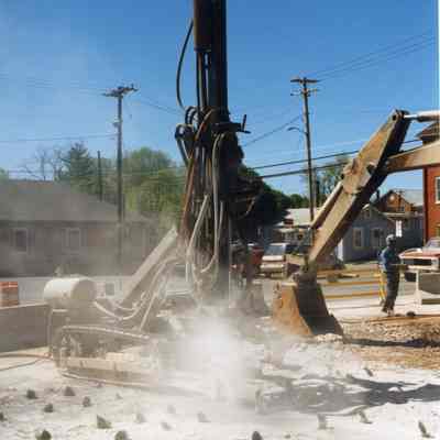 Constructing new St. Margaret's Hall in Charles Town, West Virginia in 1998