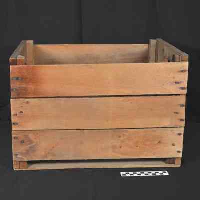 20th century wooden apple box