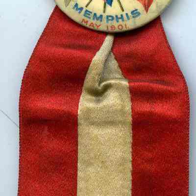 1901 Memphis Reunion Button