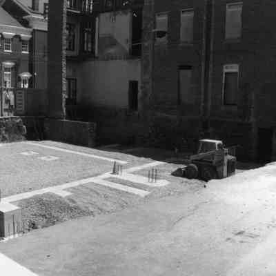 Constructing new St. Margaret's Hall in Charles Town, West Virginia in 1998