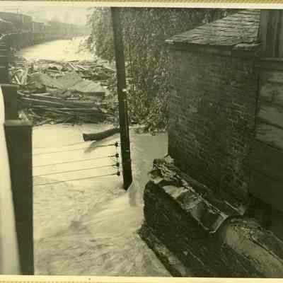 Harpers Ferry during the 1942 flood ~ ARC734-1o