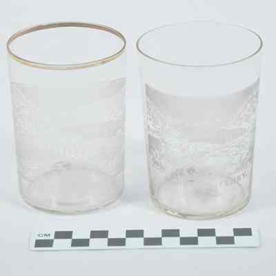 Harpers Ferry souvenir glasses