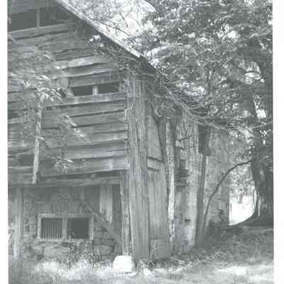 Corner view of Peter Burr House
