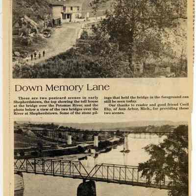 Shepherstown toll house and bridges