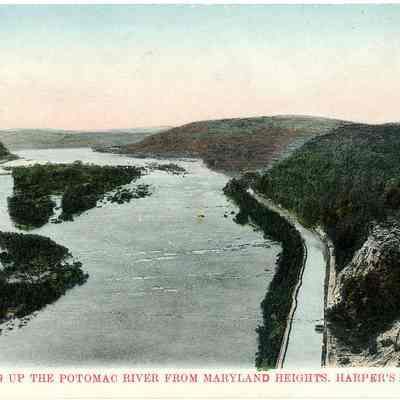 Looking Up the Potomac River From Maryland Heights. Harper's Ferry, W. VA.