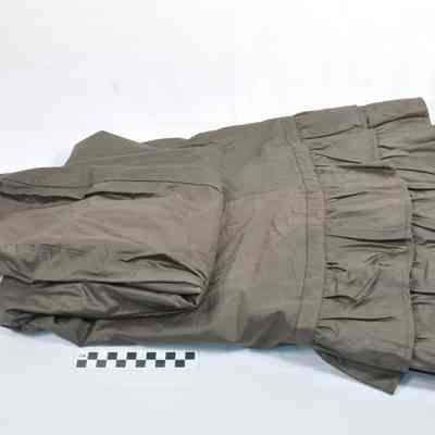 Brown chintz skirt