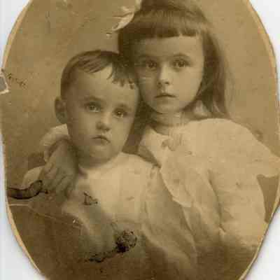 Portrait of two children