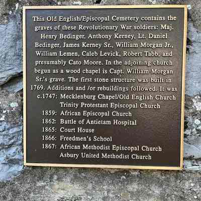 Shepherdstown AME Plaque