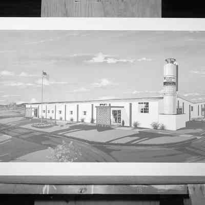 Badger Fire Extinguisher Plant painting by Garnet Sullivan