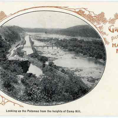 Looking up the Potomac from the Heights of Camp Hill