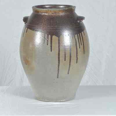 Large earthenware storage jar