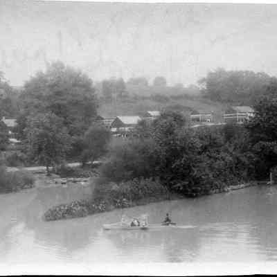 Shenandoah River looking south from Bloomery Bridge, August 1928