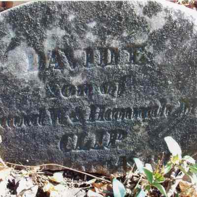 Kabletown Churchyard gravestone