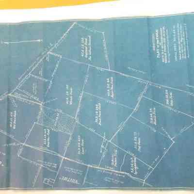 Plat of the Farm of Capt. H. C. Getzendanner.