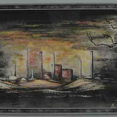 Brick Plant at Night