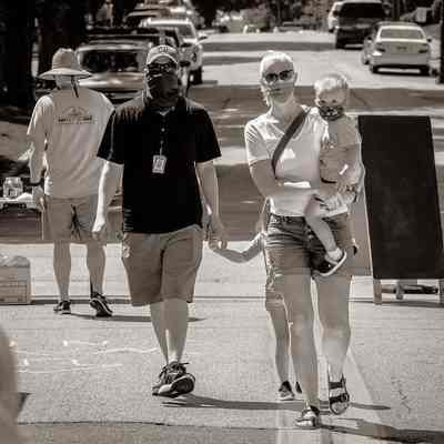 Charles Town Farmers Market during COVID-19 pandemic