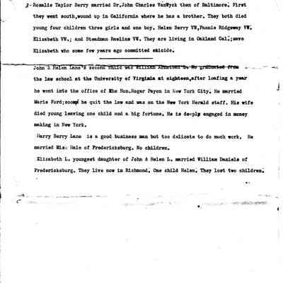 Geneaology of the Berrys, page 9