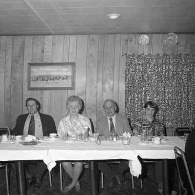 Peoples Supply employees dinner party at Village House