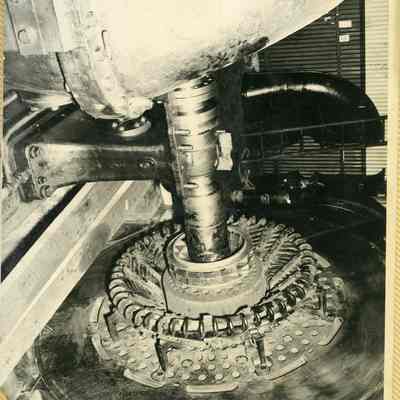 Part of interior of Millville power plant ~ ARC734-1u