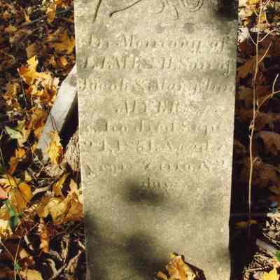 Kabletown Churchyard gravestone