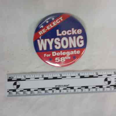 Locke Wysong campaign button