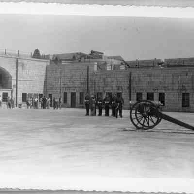 honeymoon at Old Fot Henry, Canada - July, 1951