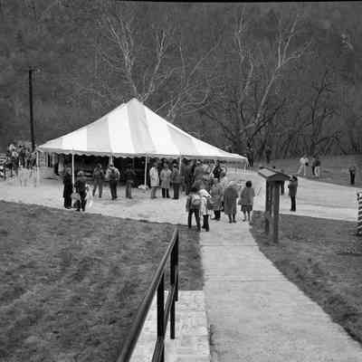 Dedication of Potomac River foot bridge