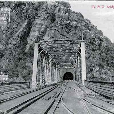 B. & O. bridge to tunnel under Maryland Heights