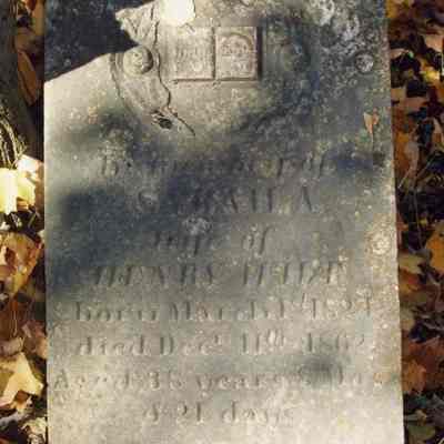 Kabletown Churchyard gravestone