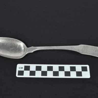Sterling silver serving spoon