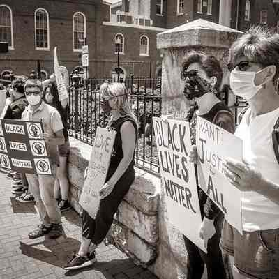 NAACP Black Lives Matter rally during COVID-19 pandemic
