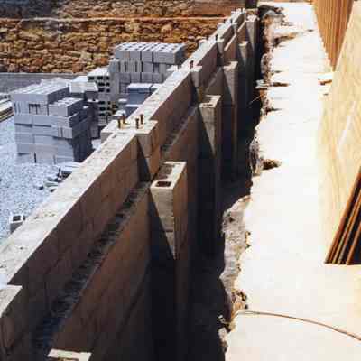 Constructing new St. Margaret's Hall in Charles Town, West Virginia in 1998