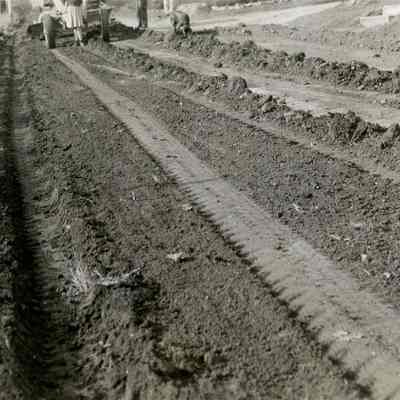 Melvin Road construction, 1941