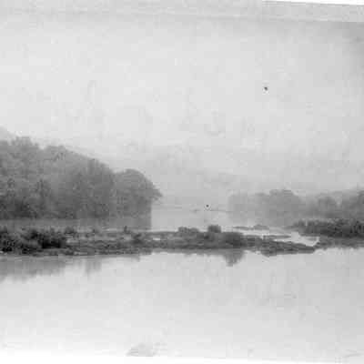 Shenandoah River looking south from Bloomery Bridge