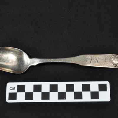 Sterling silver soup spoon, circa 1820