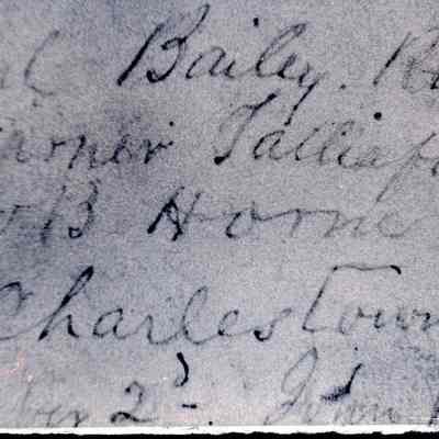 Signatures of 3 colonels: Origformat: Other