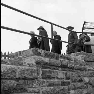 Dedication of Potomac River foot bridge