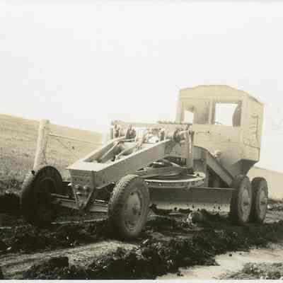 Melvin Road construction, 1941