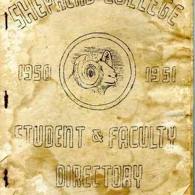 Shepherd College Student and Faculty Directory 1950-1951