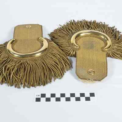Epaulets worn by Captain Robert W. Baylor
