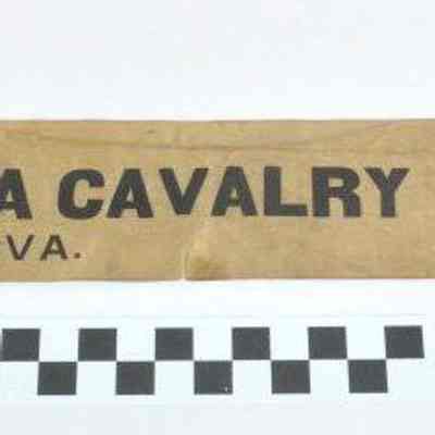 Gold cavalry ribbon