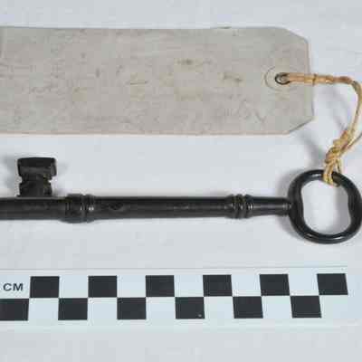 Black iron key